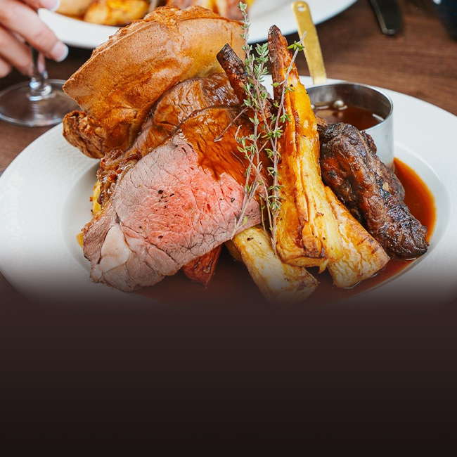 Sunday menu at The Saxon Mill