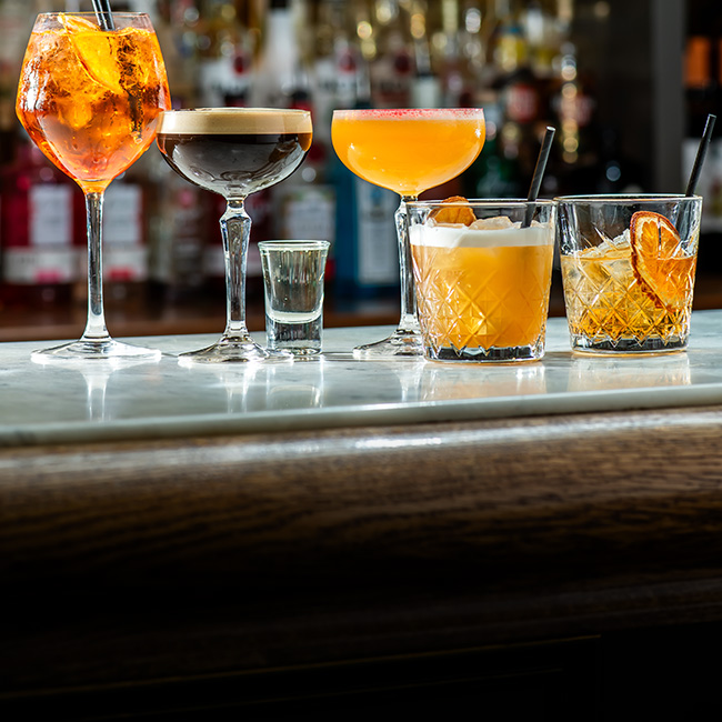 Wine & Drinks menu at The Saxon Mill