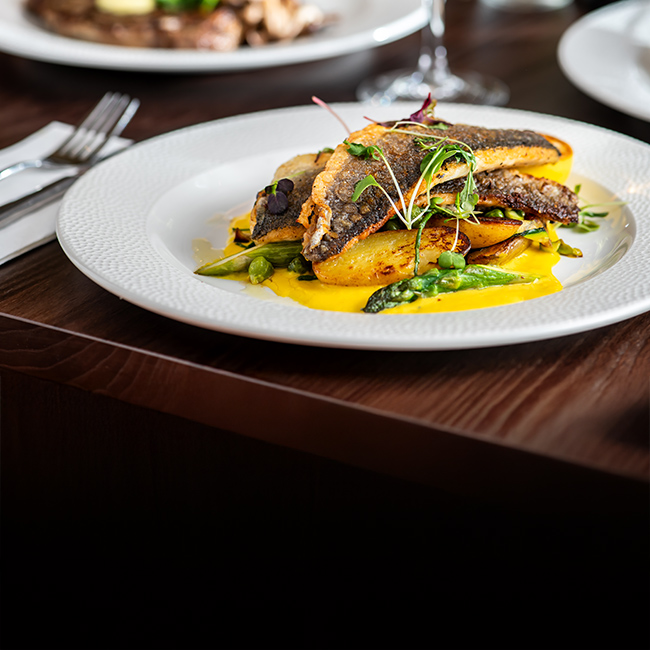 A La Carte menu at The Saxon Mill