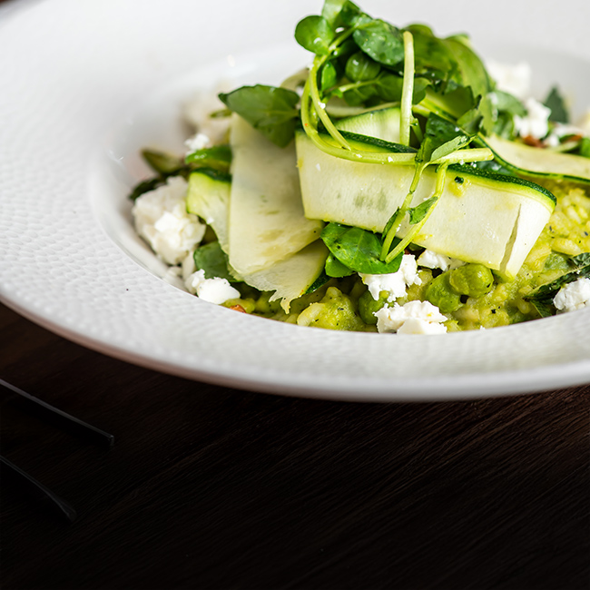 Vegan menu at The Saxon Mill