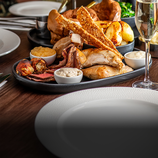 Sunday menu at The Saxon Mill