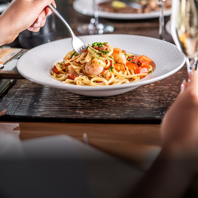 Dessert menu at The Saxon Mill