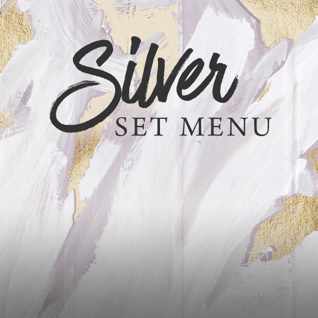 Silver set menu at The Saxon Mill